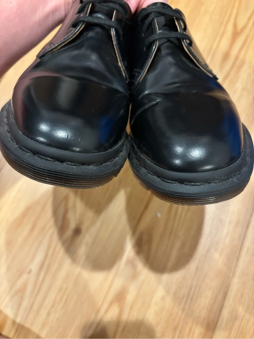 Doctor Martens Archie II Polished Smooth Leather Loafers Oxfords Size 36